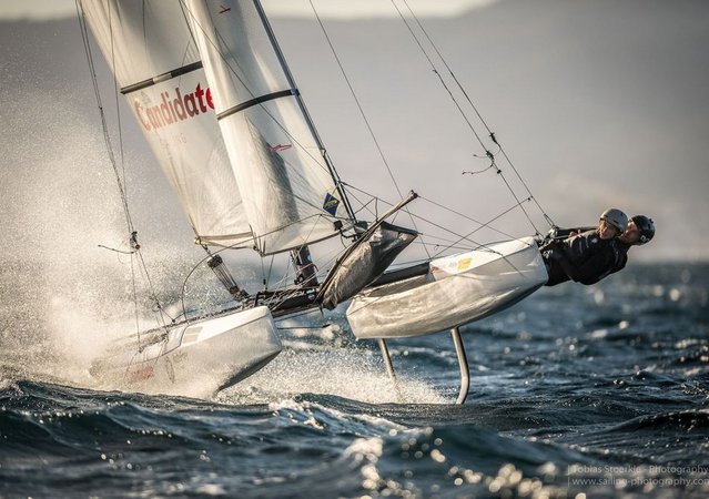 Thomas Zajac und Barbara Matz Nacra 17