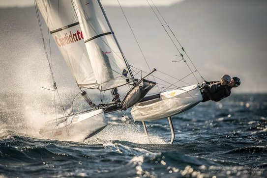 Thomas Zajac und Barbara Matz Nacra 17